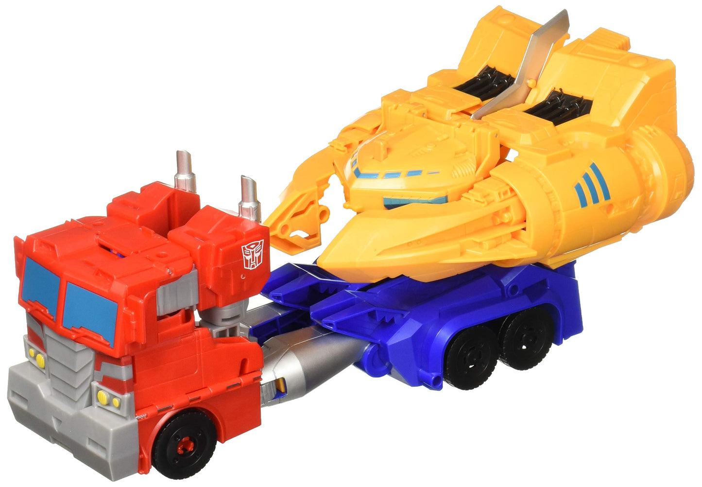 Transformers Toys Cyberverse Spark Armor Ark Power Optimus Prime Action Figure - Combines with Ark Power Vehicle to Power Up - for Kids Ages 6 and Up, 12-inch