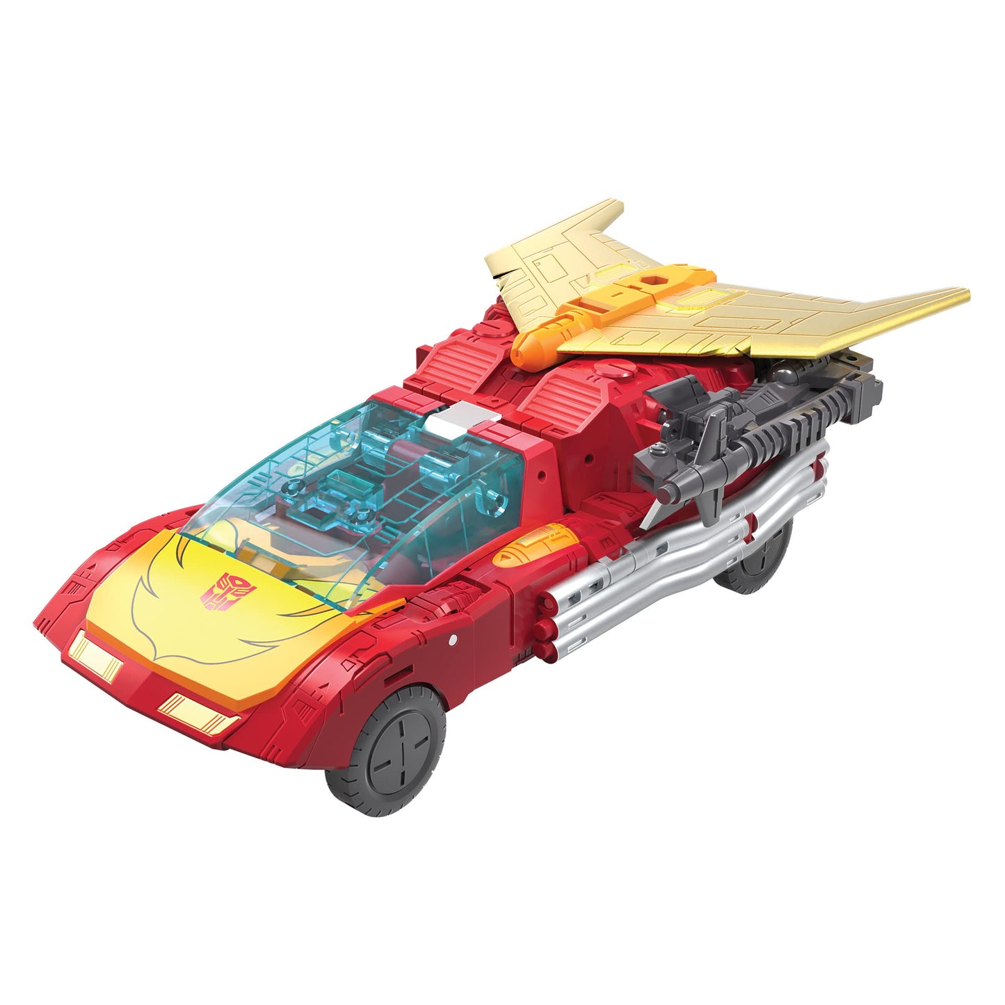 Hasbro Transformers Toys Generations War for Cybertron: Kingdom Commander WFC-K29 Rodimus Prime with Trailer Action Figure, Kids Ages 8 and Up, 7.5-inch F1153