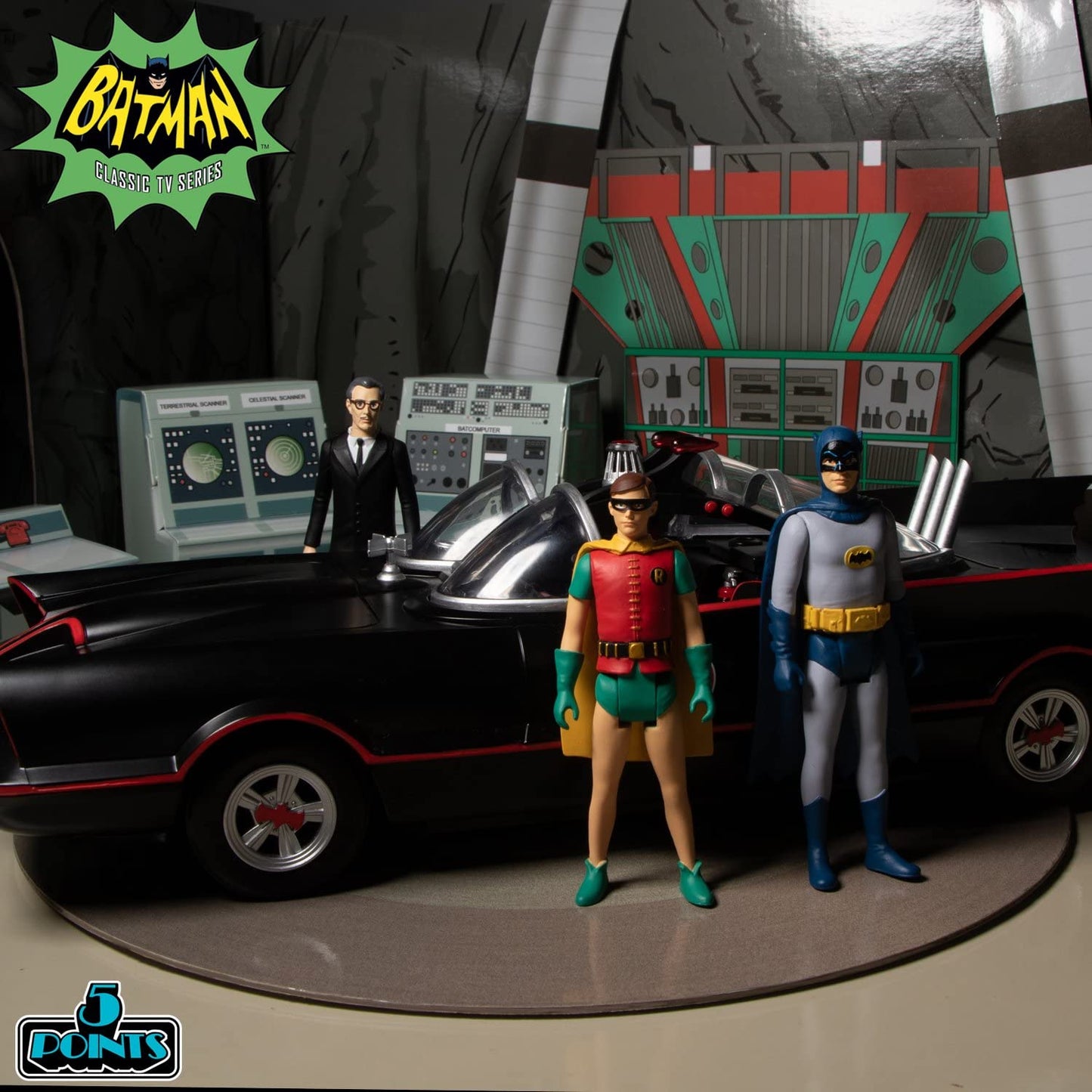 Mezco Toyz Batman (1966) Classic TV Series 5 Points Deluxe Box Set