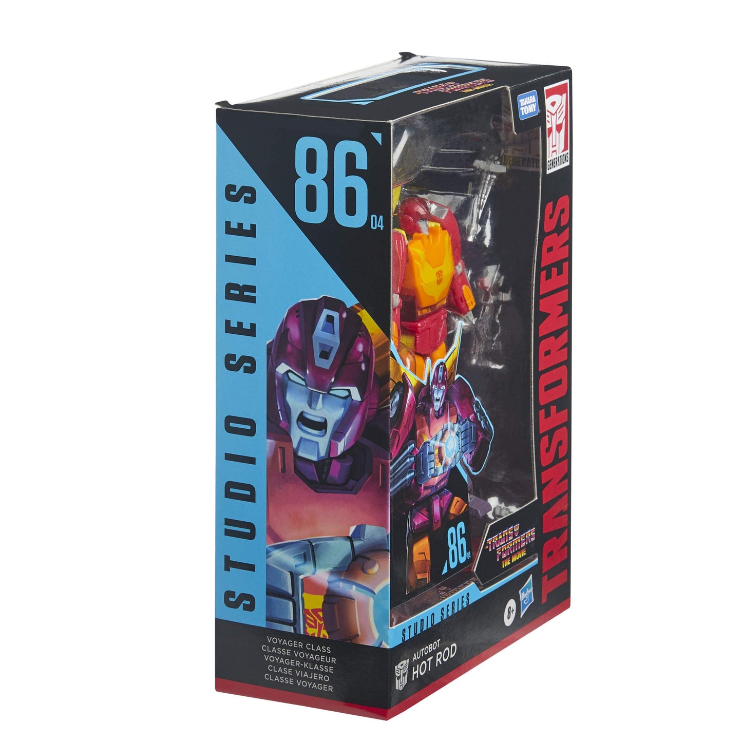 Transformers Toys Studio Series 86 Voyager Class The Transformers: The Movie 1986 Autobot Hot Rod Action Figure - Ages 8 and Up, 6.5-inch