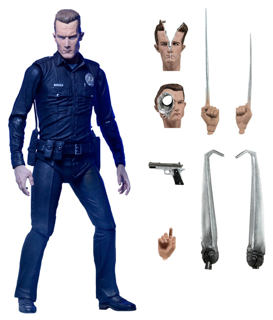 NECA Ultimate T-1000 Terminator Action Figure, 7"