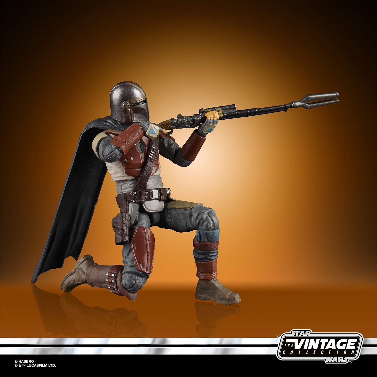 Star Wars The Vintage Collection The Mandalorian Toy, 3.75-inch Scale Action Figure, Toys for Kids Ages 4 and Up