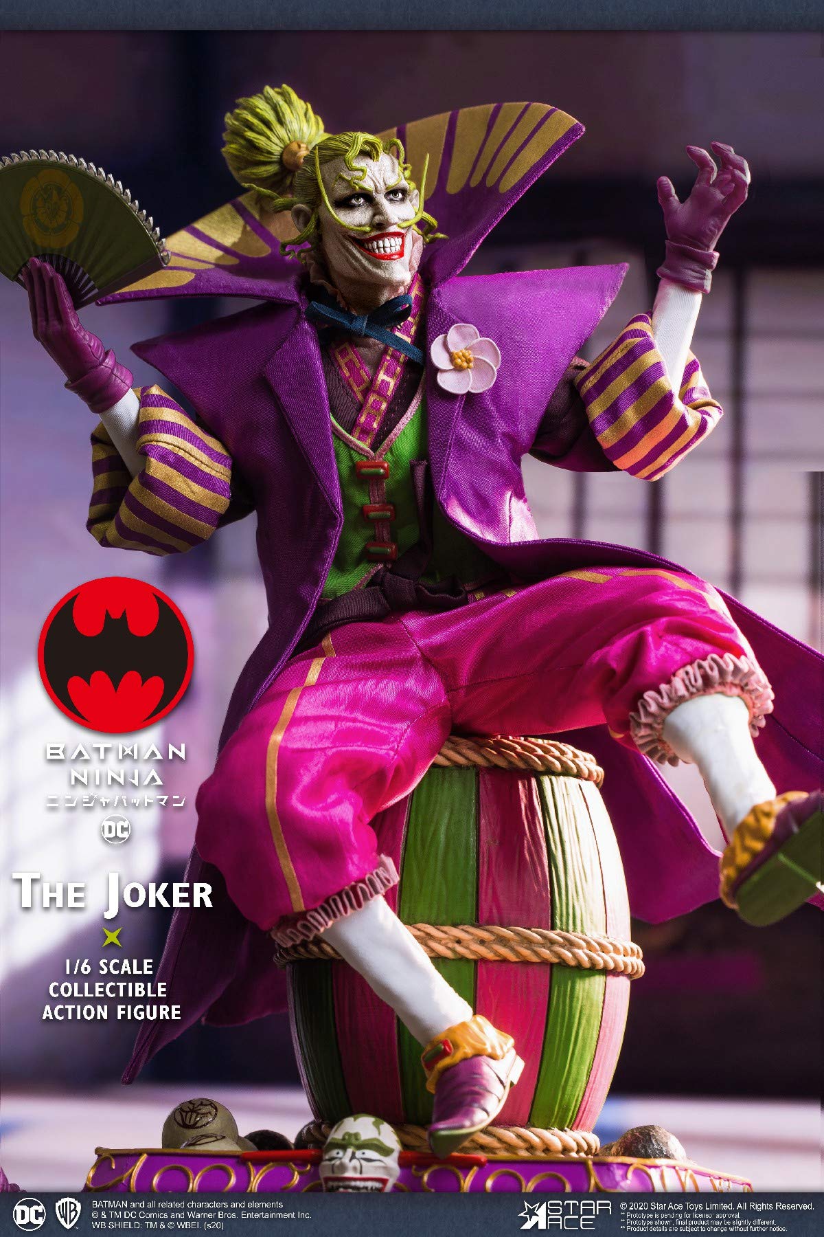 Star Ace Toys Batman Ninja: The Joker 1:6 Scale Deluxe Collectible Action Figure Multicolor