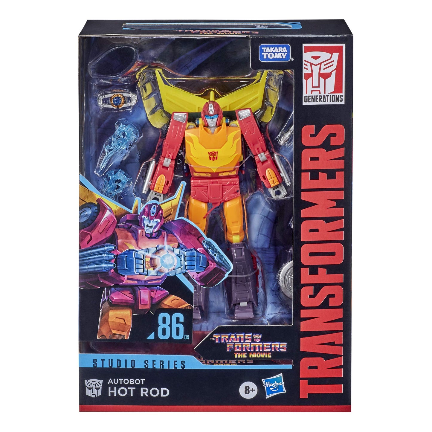 Transformers Toys Studio Series 86 Voyager Class The Transformers: The Movie 1986 Autobot Hot Rod Action Figure - Ages 8 and Up, 6.5-inch