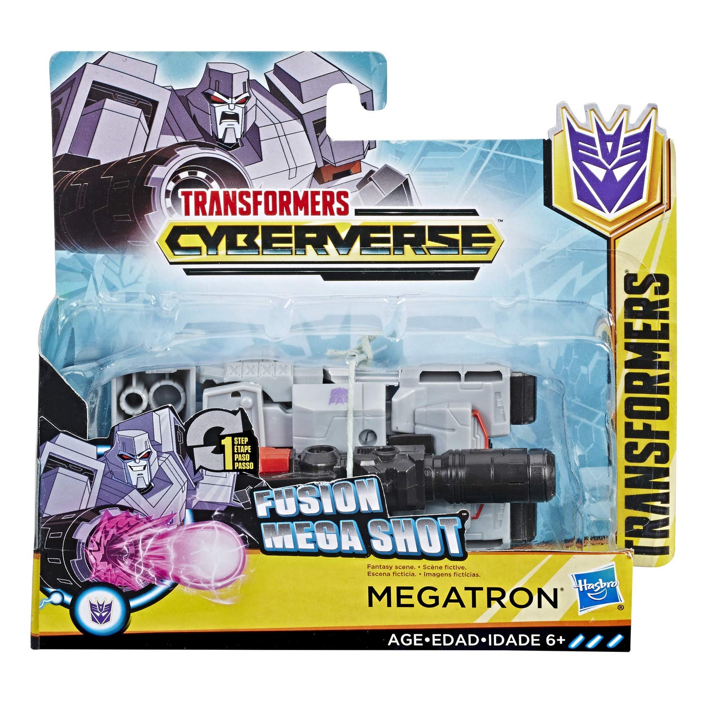 Hasbro Transformers Cyberverse Action Attackers: 1-Step Changer Megatron Action Figure Toy