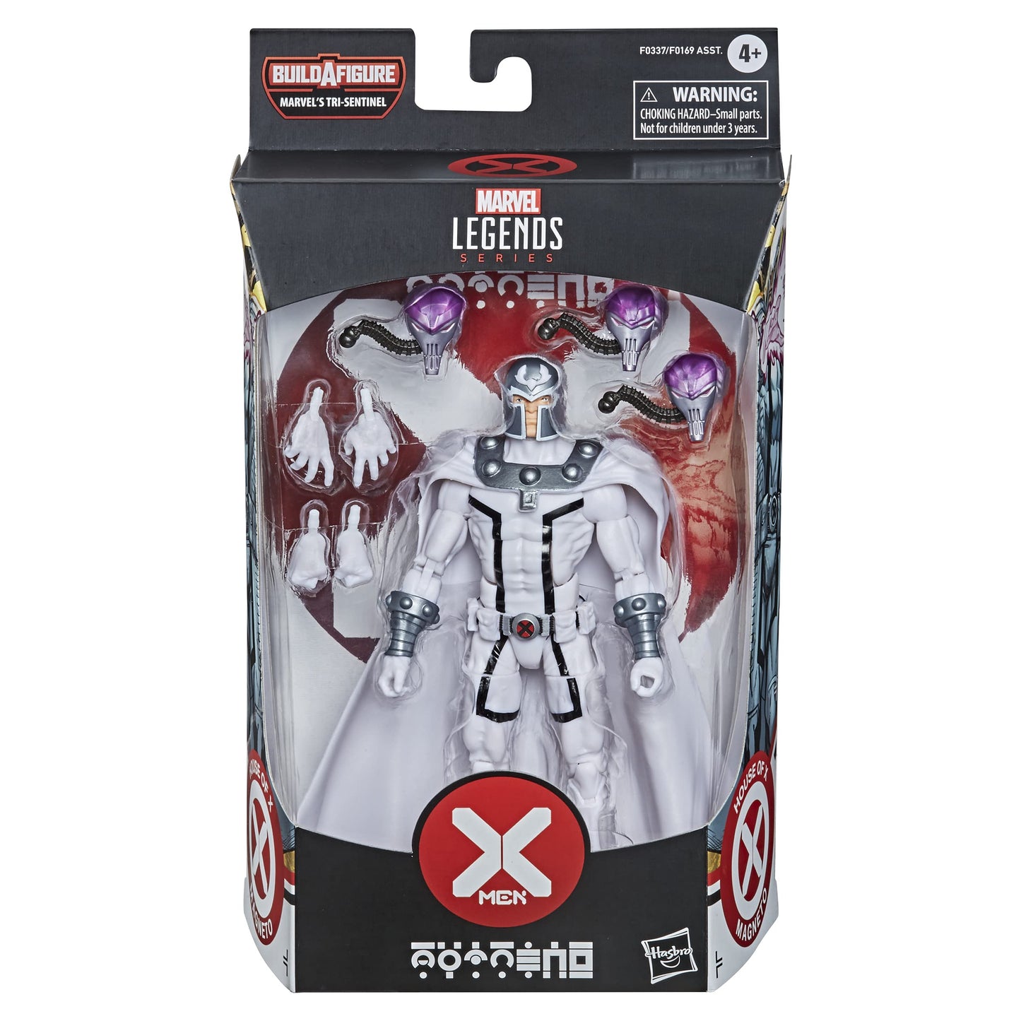 Hasbro Marvel Legends Series X-Men 6-inch Collectible Magneto Action Figure Toy, Premium Design and 2 Accessories, Ages 4 and Up