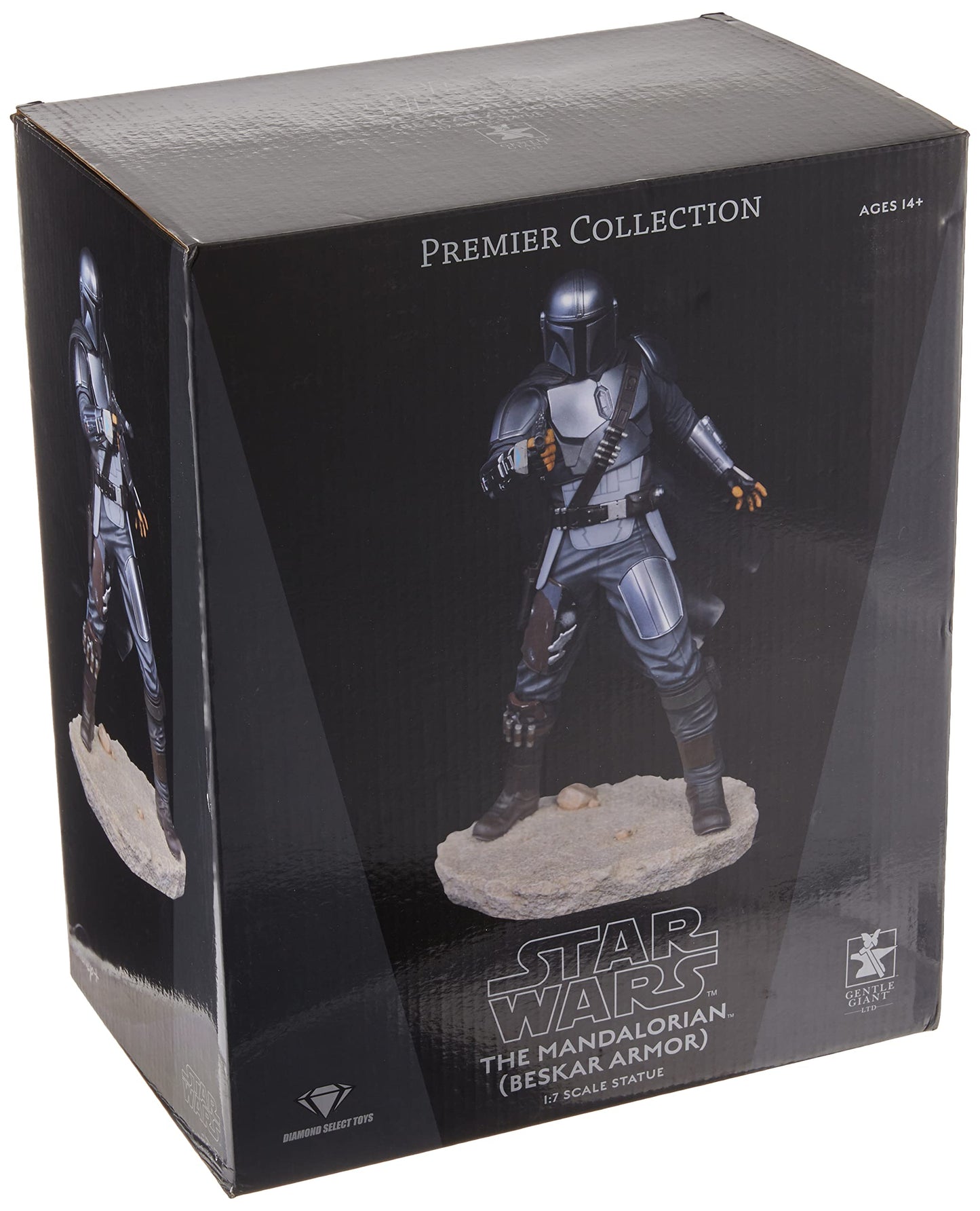 Gentle Giant Star Wars Premier Collection: The Mandalorian MK3 1:7 Scale Statue, Multicolor, 10 inches