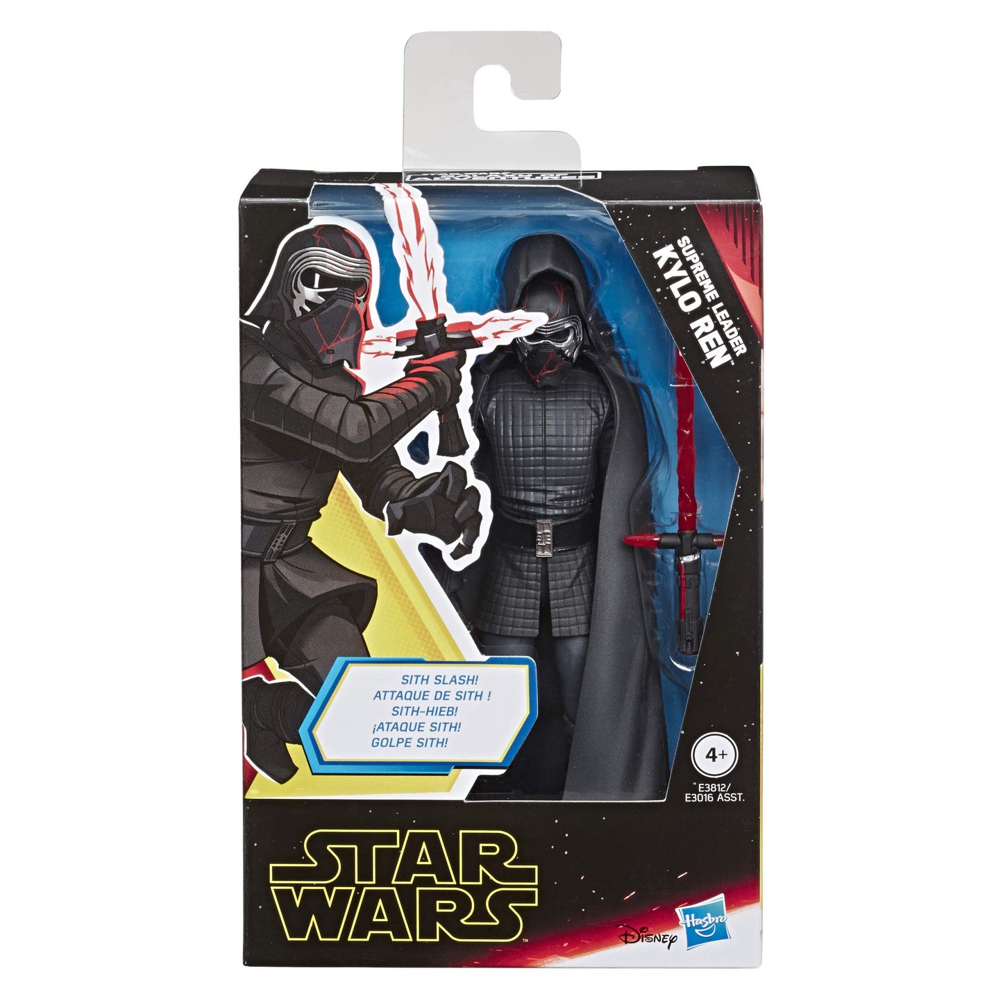 Hasbro Star Wars Galaxy of Adventures Star Wars: Rise of The Skywalker Supreme Leader Kylo Ren 5-Inch-Scale Action Figure Toy with Fun Action Move