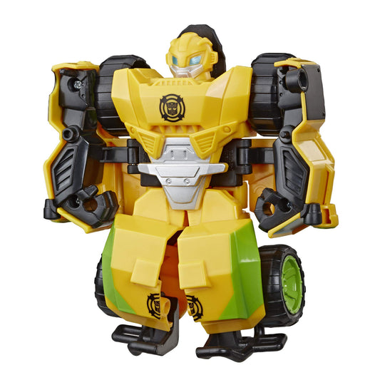 Playskool Heroes Transformers Rescue Bots Academy Bumblebee Converting Toy Robot, 4.5-Inch Action Figure, Toys for Kids Ages 3 and Up