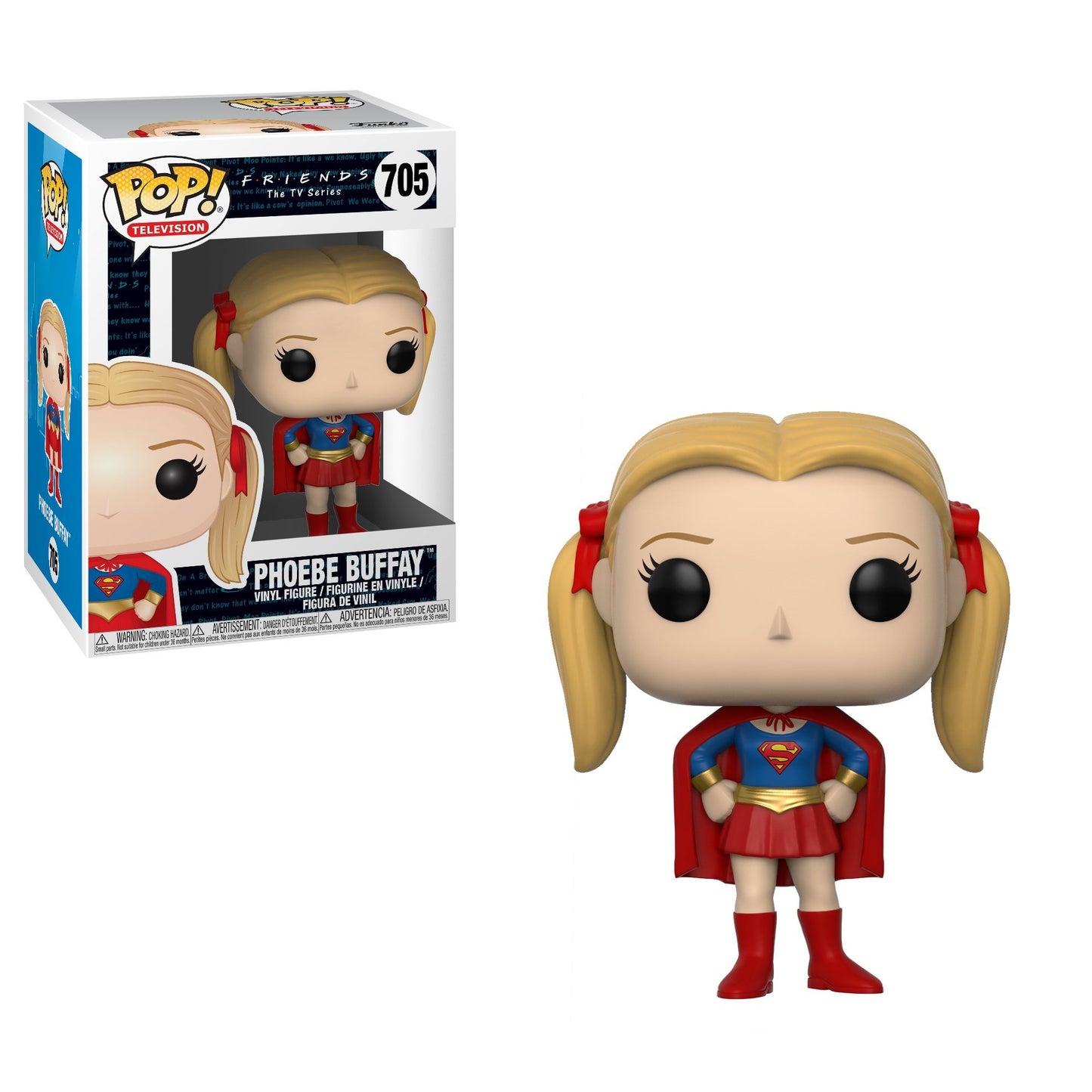 Funko 32749 Pop Television: Friends - Superhero Pheobe Collectible Figure, Multicolor