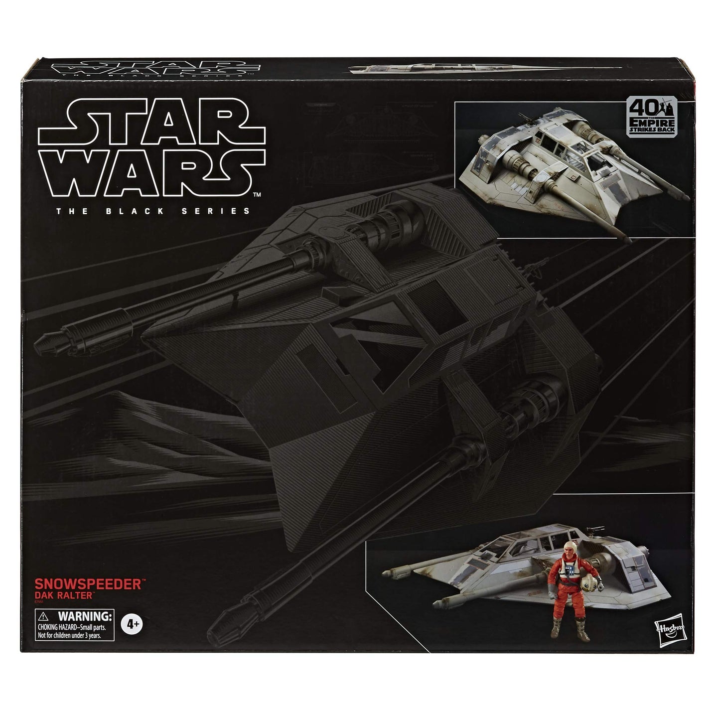 Star Wars The Black Series Snowspeeder Vehicle with Dak Ralter Figure 6 Inch Scale Star Wars: The Empire Strikes Back Collectible Toys