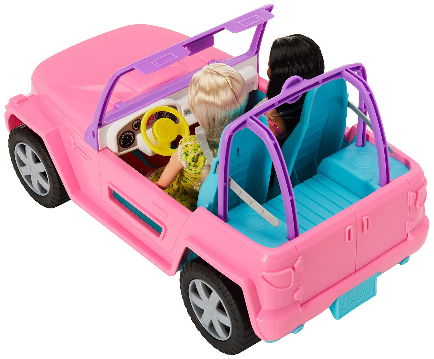 Barbie Estate Jeep with Doll and Friend Toys for Girls Ages 3 and Up