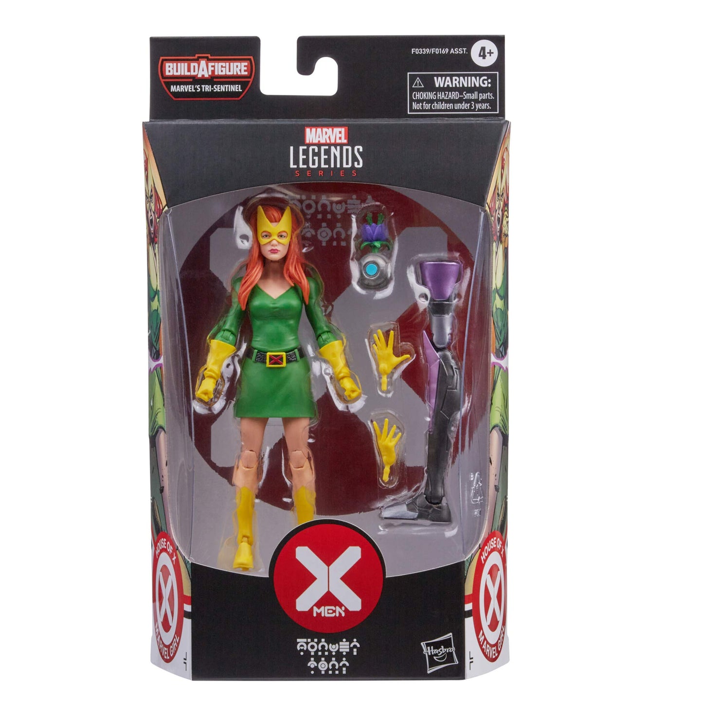 Hasbro Marvel Legends Series X-Men 6-inch Collectible Jean Grey Action Figure Toy, Premium Design and 3 Accessories, Ages 4 and Up