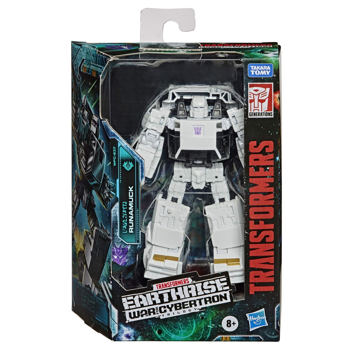 Transformers Toys Generations War for Cybertron: Earthrise Deluxe WFC-E37 Runamuck Action Figure, Kids Ages 8 and Up, 5.5-inch