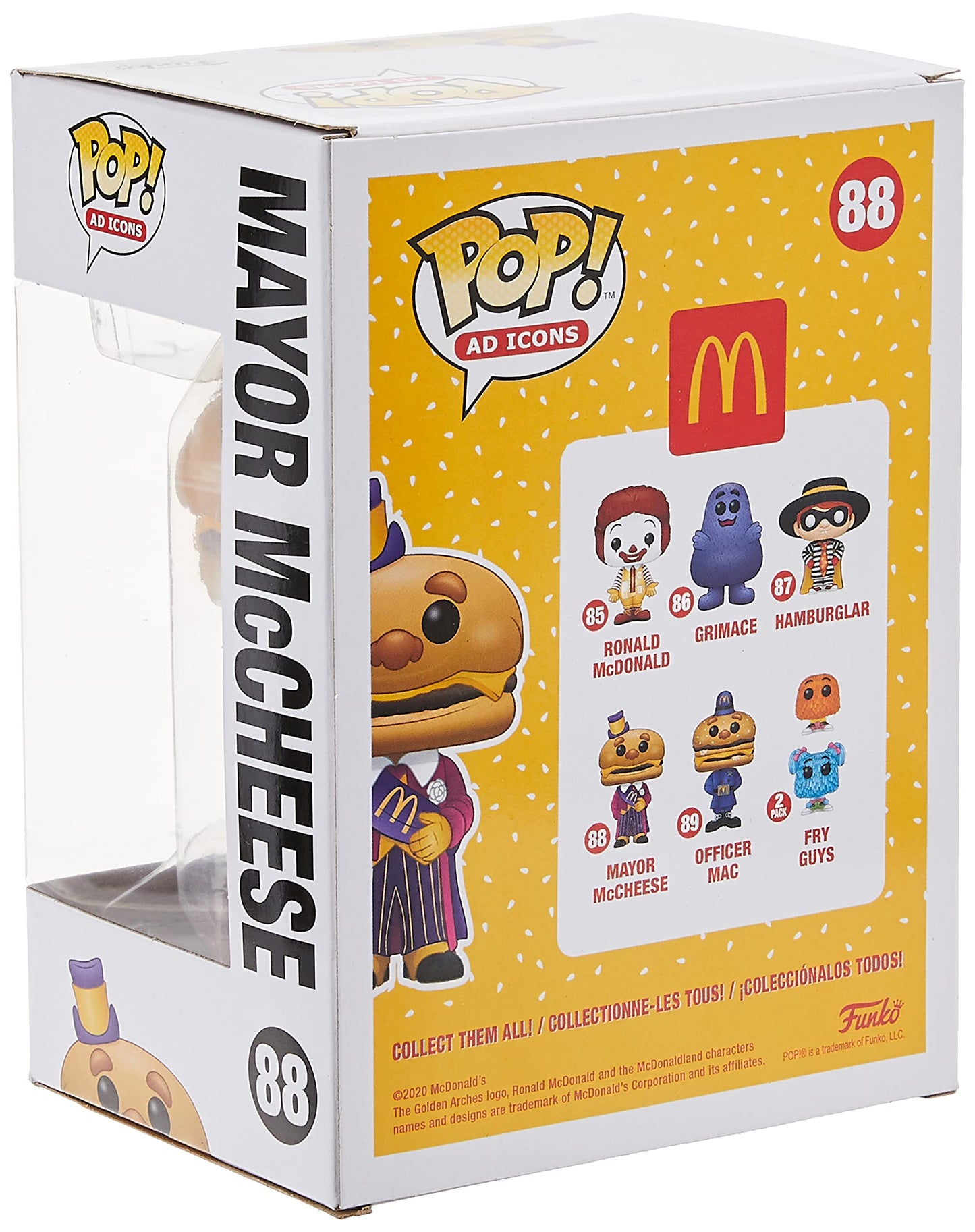 Funko Pop! Ad Icons: McDonald's - Mayor McCheese, Multicolor