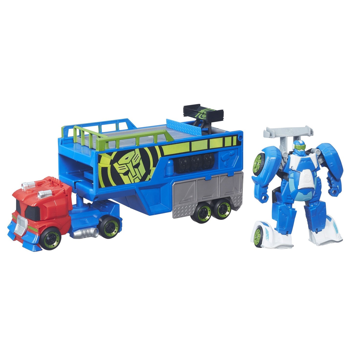 Playskool Heroes Transformers Rescue Bots Optimus Prime Racing Trailer