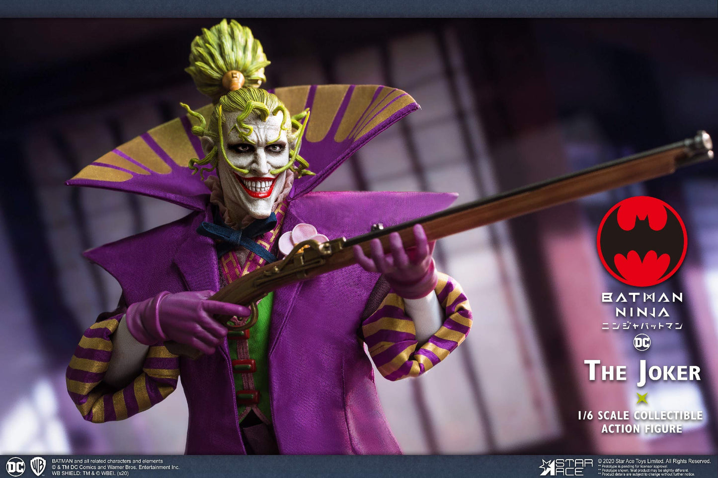 Star Ace Toys Batman Ninja: The Joker 1:6 Scale Deluxe Collectible Action Figure Multicolor