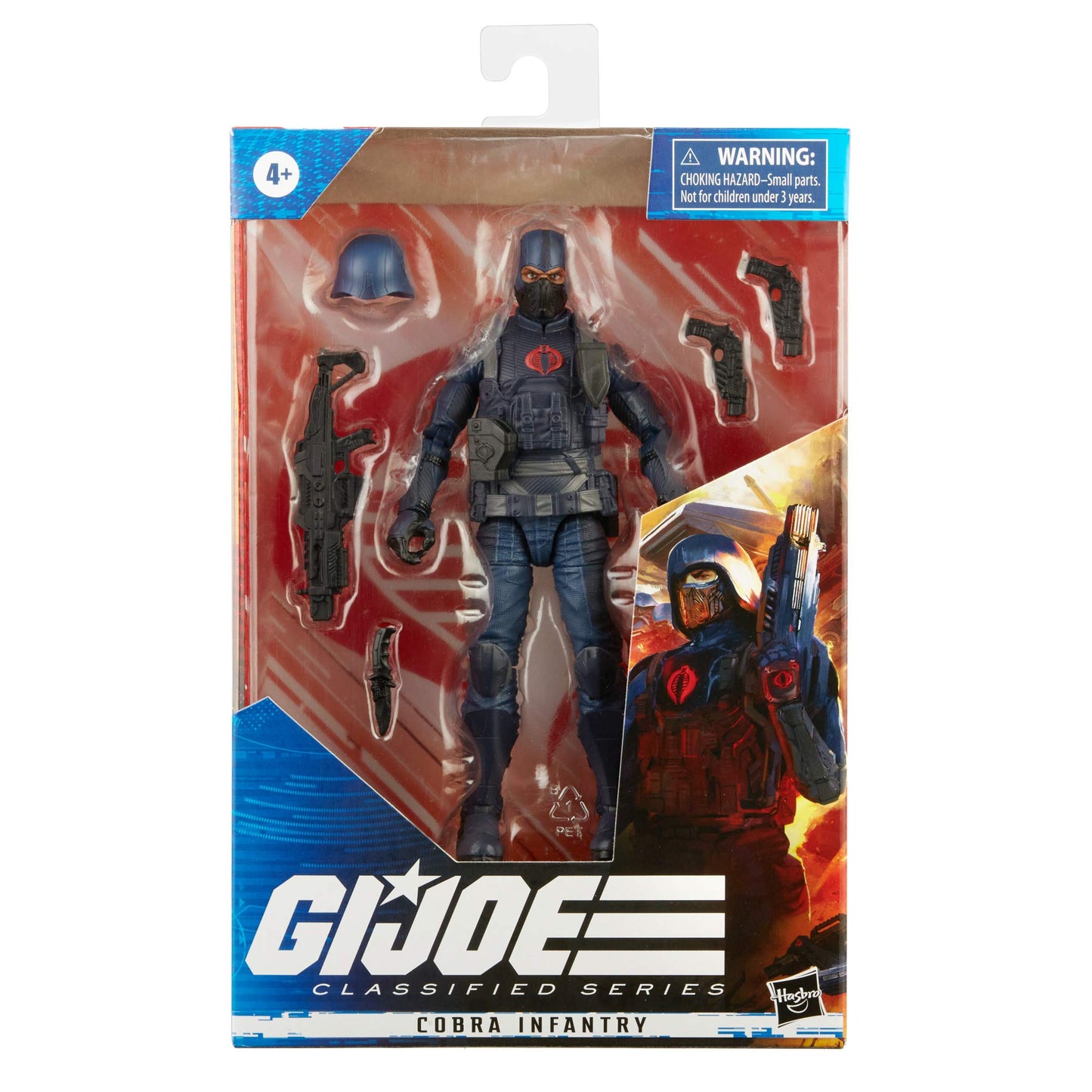 G.I. Joe Classified Series Cobra Infantry Action Figure 24 Collectible Premium Toy with Accessories 6-Inch Scale with Custom Package Art