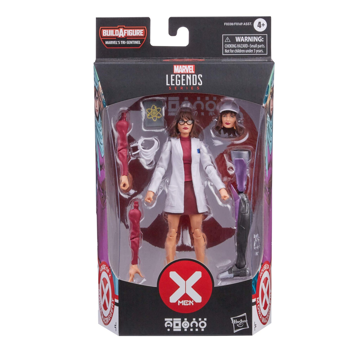 Hasbro Marvel Legends Series X-Men 6-inch Collectible Moira MacTaggert Action Figure Toy, Premium Design and 5 Accessories, Ages 4 and Up