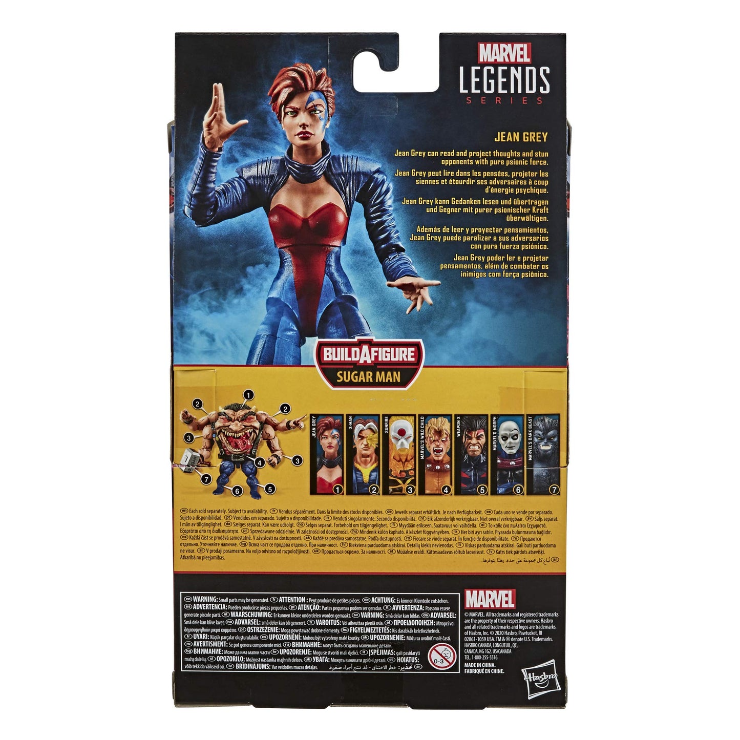 Hasbro Marvel Legends Series 6-inch Jean Grey Action Figure Toy X-Men: Age of Apocalypse Collection