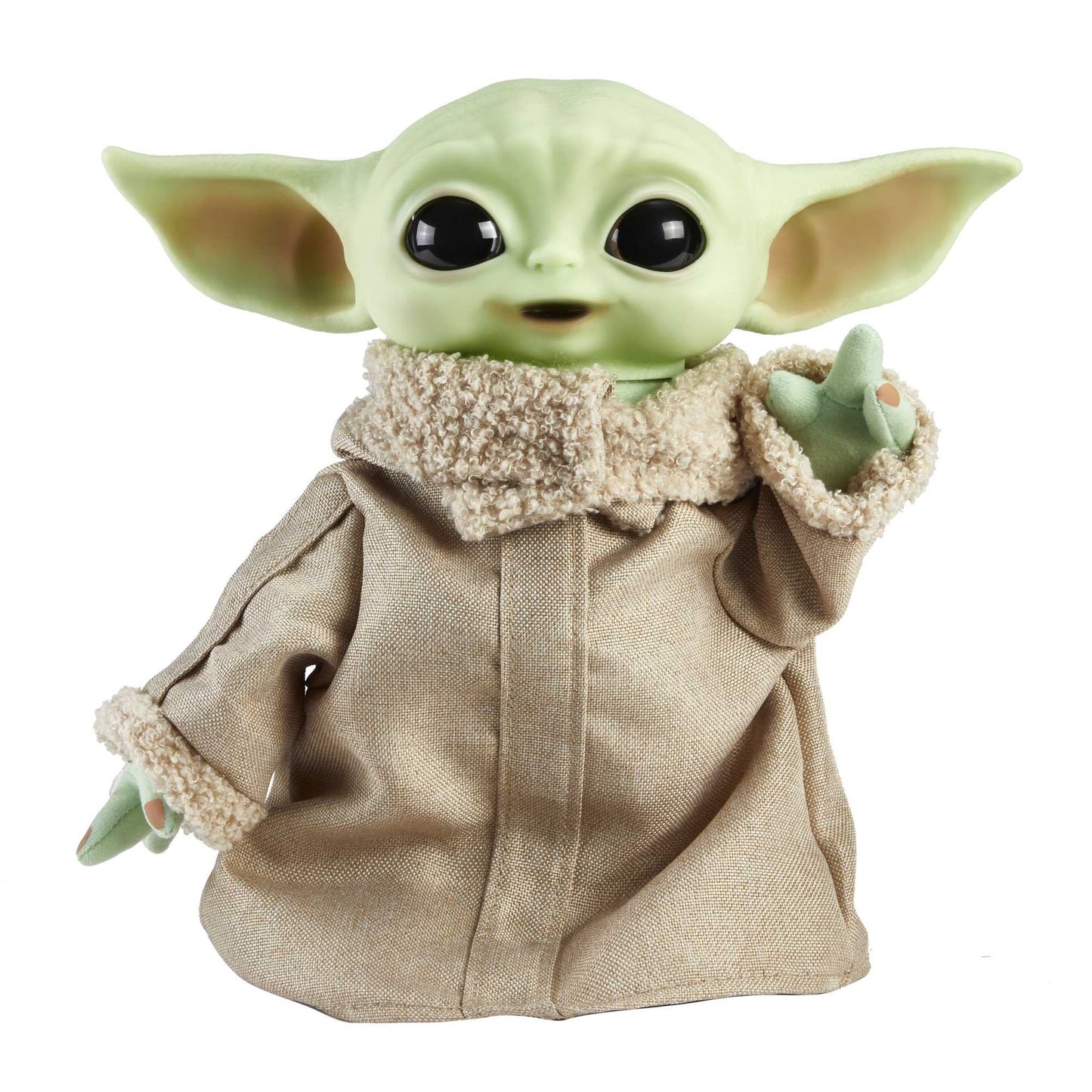 Star Wars The Child Plush Toy, 11-in Yoda Baby Figure from The Mandalorian, Collectible Stuffed Character with Carrying Satchel for Movie Fans Ages 3 and Older