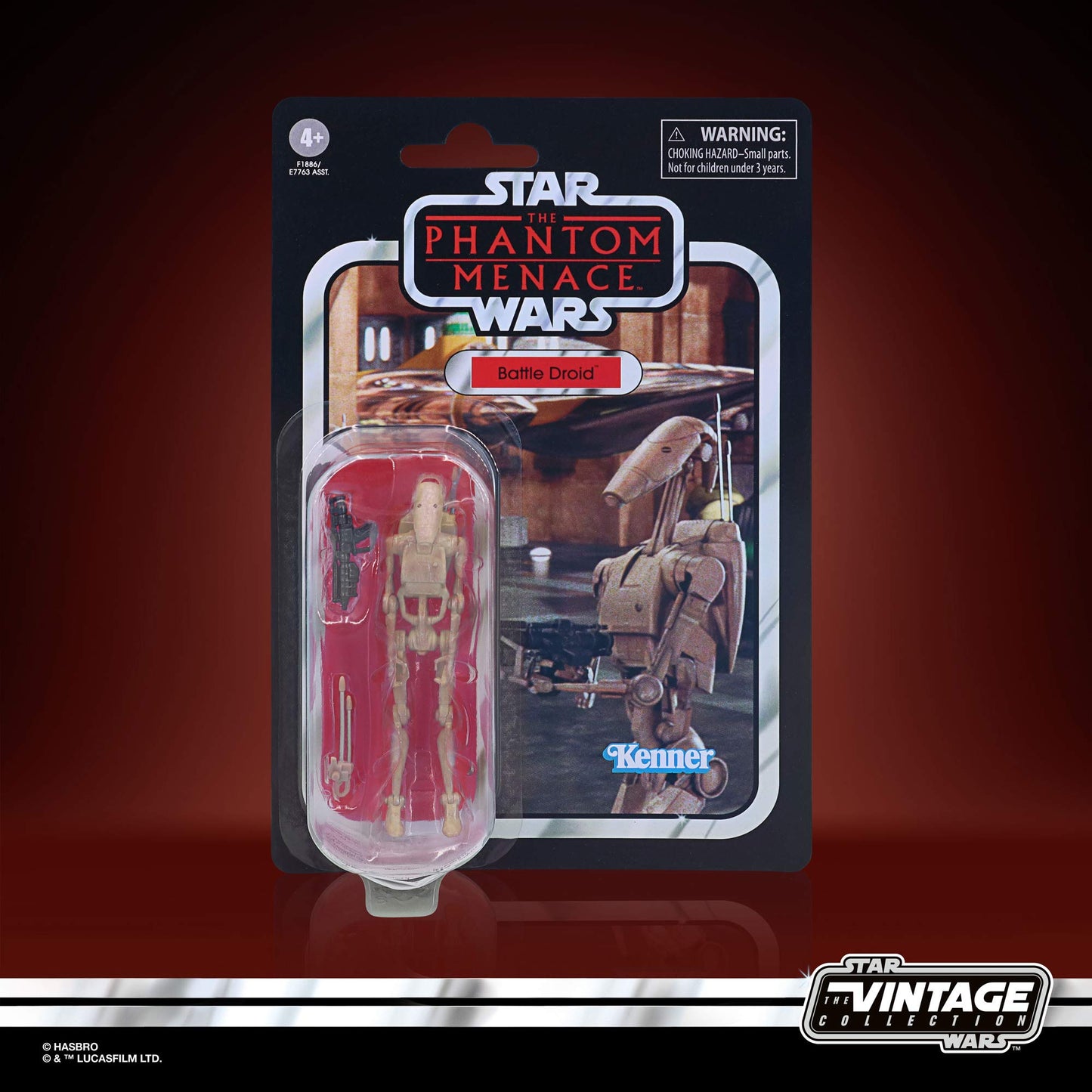 Star Wars The Vintage Collection Battle Droid Toy, 3.75-Inch-Scale Star Wars: The Phantom Menace Figure, Ages 4 and Up