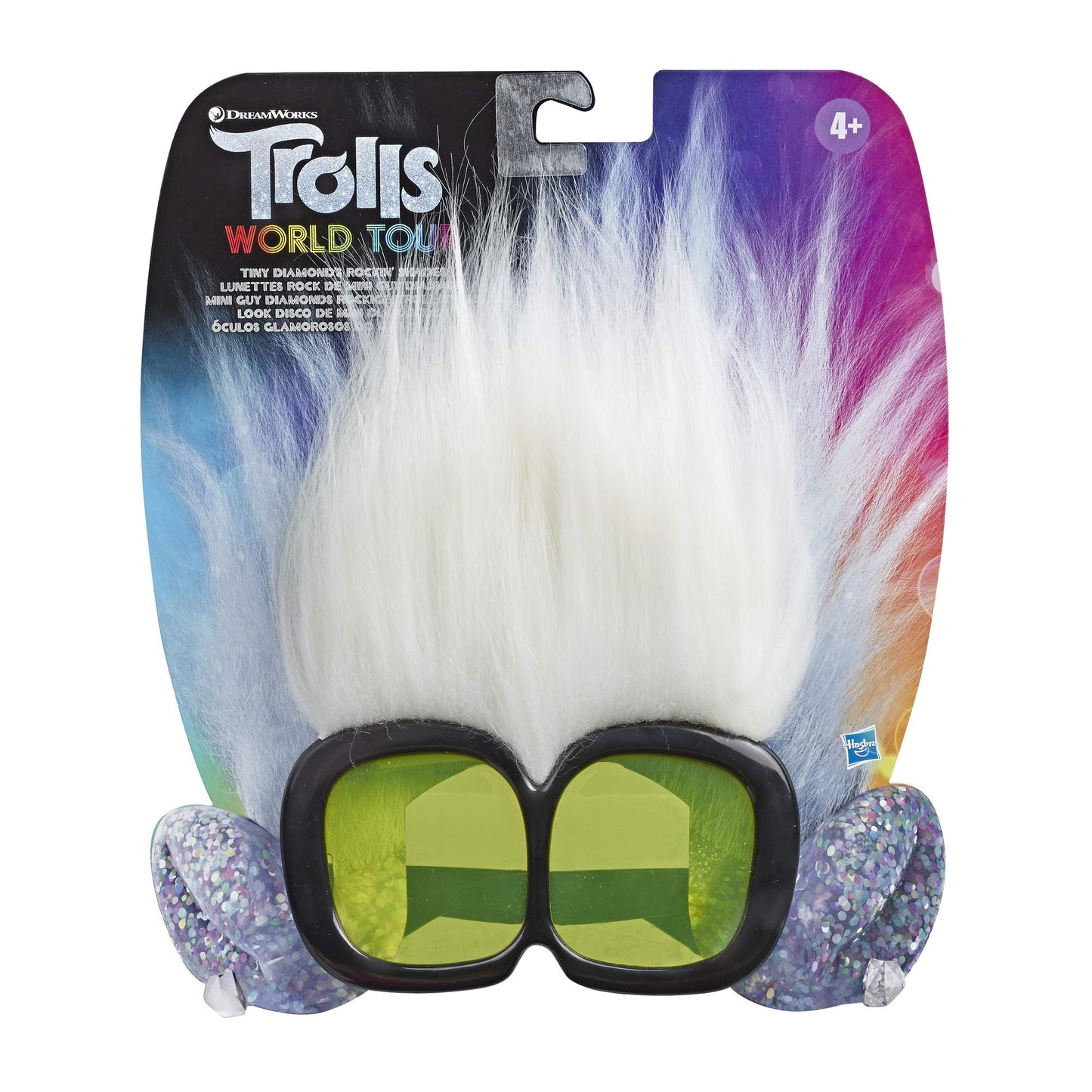 DreamWorks Trolls Tiny Diamond's Rockin' Shades, Fun Sunglasses Toy Inspired by The Movie Trolls World Tour, for Kids 4 Years and Up