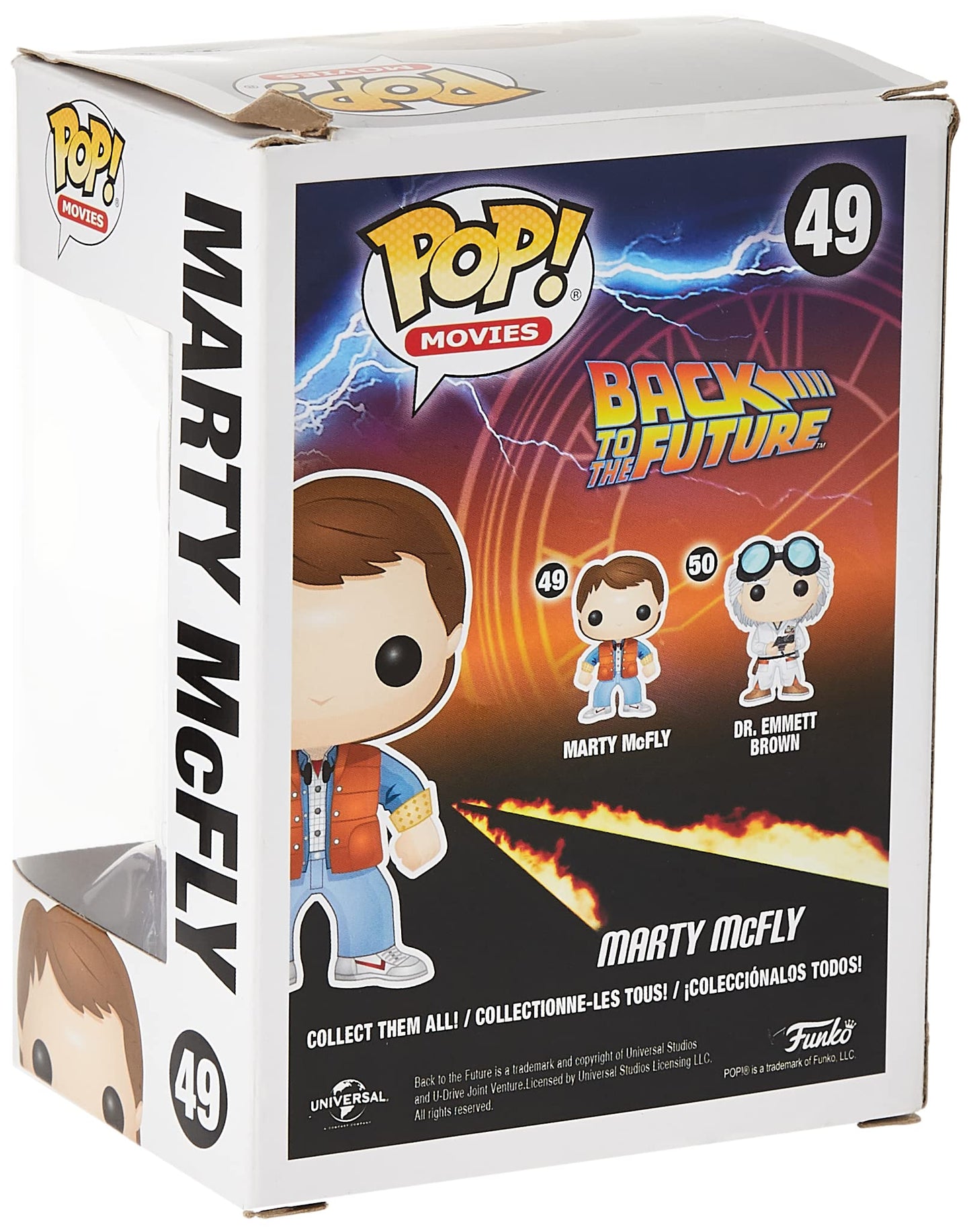 Funko 3400 Pop Movie Back to the Future Marty Vinyl Figure