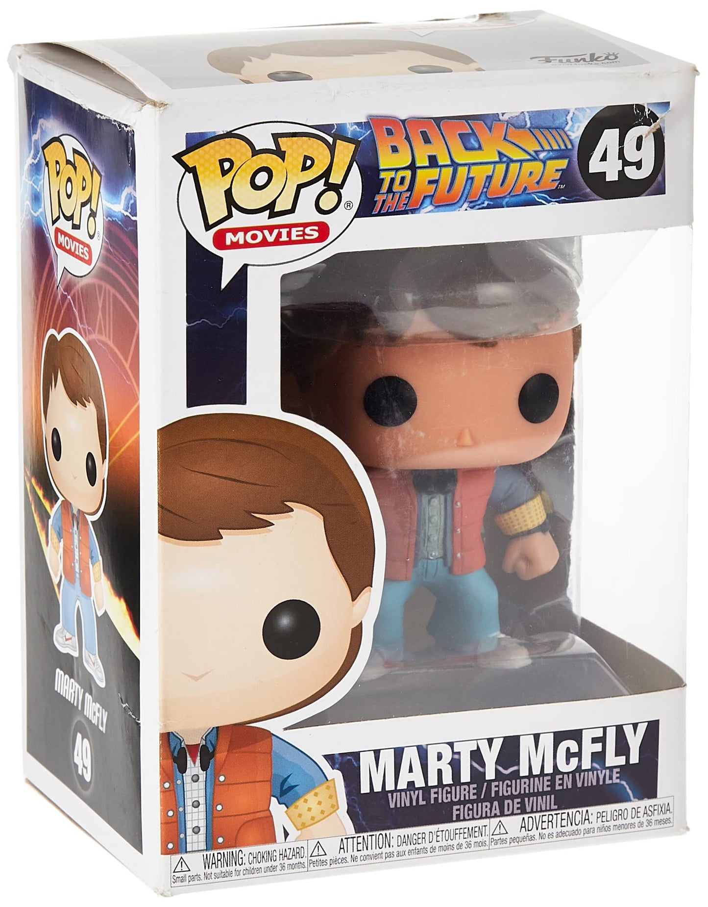 Funko 3400 Pop Movie Back to the Future Marty Vinyl Figure