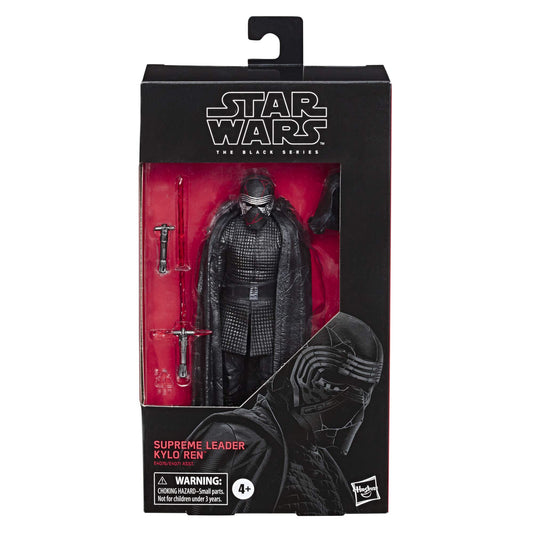 Hasbro Star Wars The Black Series Supreme Leader Kylo Ren Toy 6-inch Scale Star Wars: The Rise of Skywalker Collectible Figure, Kids Ages 4 and Up