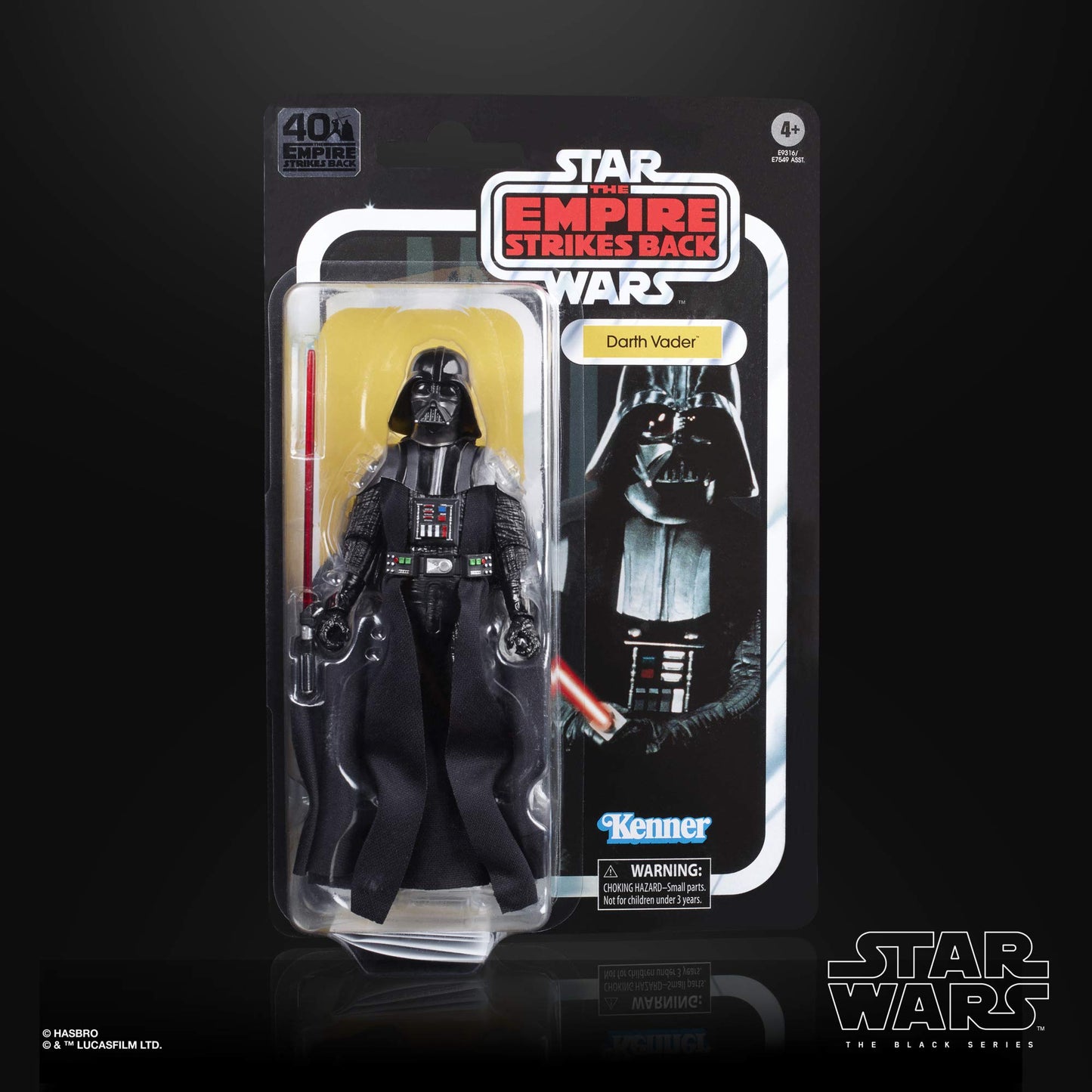 Star Wars The Black Series Darth Vader 6-Inch Scale Star Wars: The Empire Strikes Back 40th Anniversary Collectible Figure, Ages 4 and Up