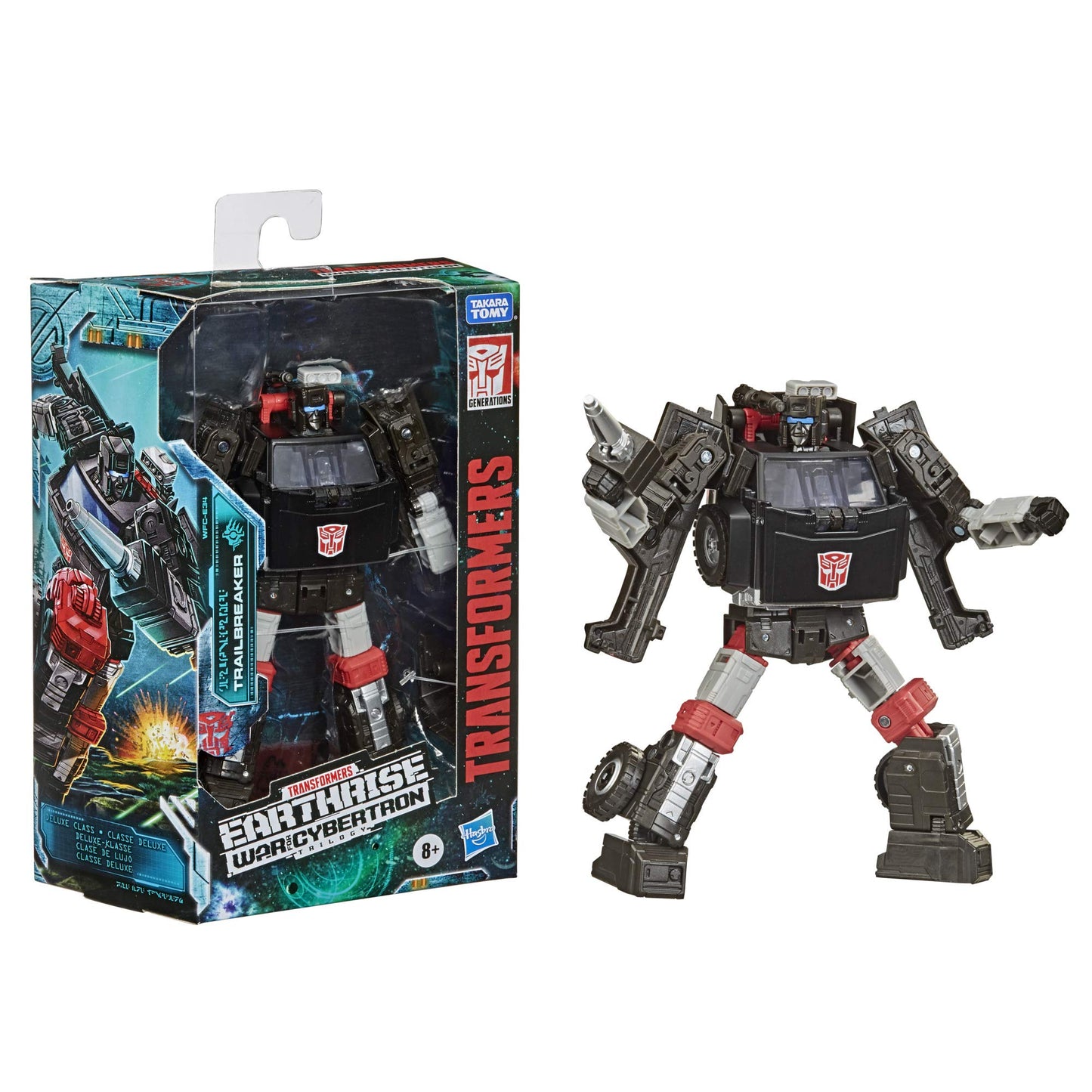 Transformers Toys Generations War for Cybertron: Earthrise Deluxe WFC-E34 Trailbreaker Action Figure - Kids Ages 8 and Up, 5.5-inch