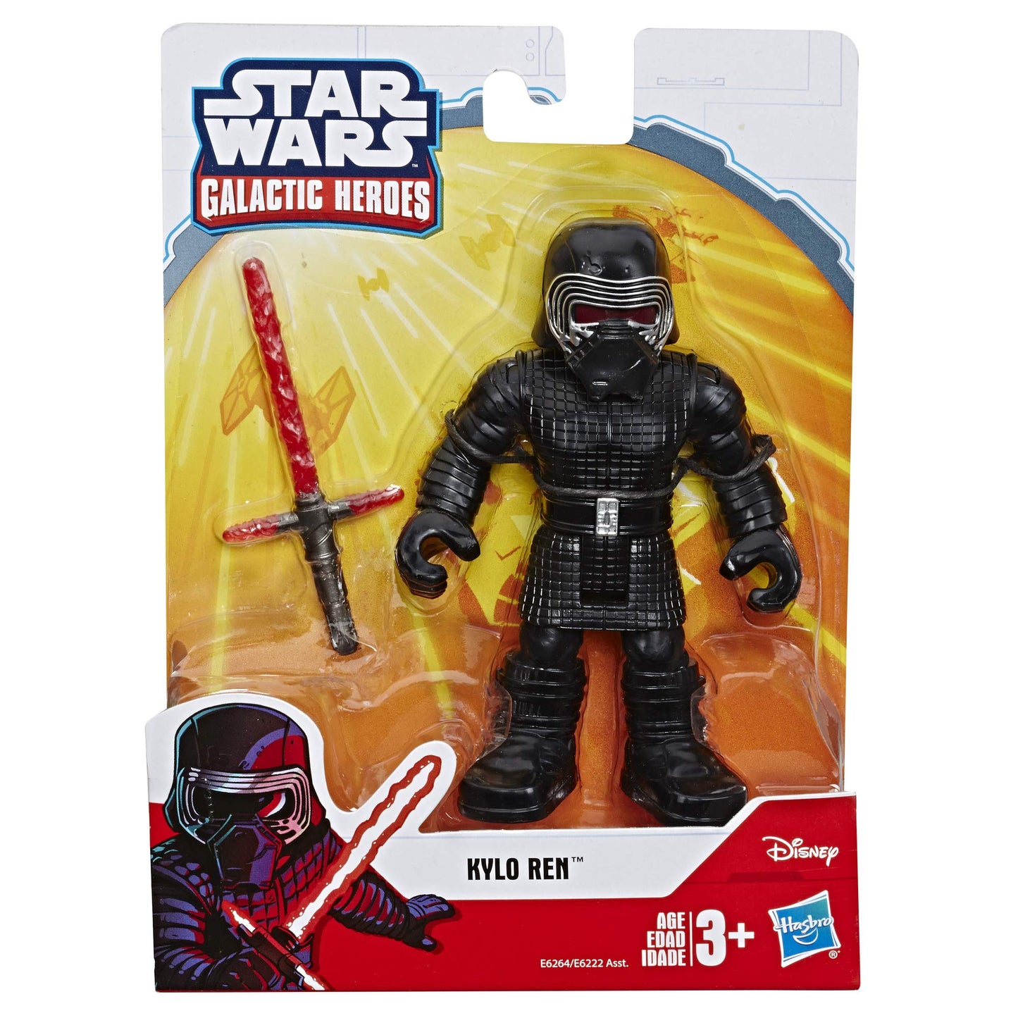 Playskool Heroes Star Wars Galactic Heroes 5" Kylo Ren Action Figure with Lightsaber Accessory, Toys for Kids Ages 3 & Up