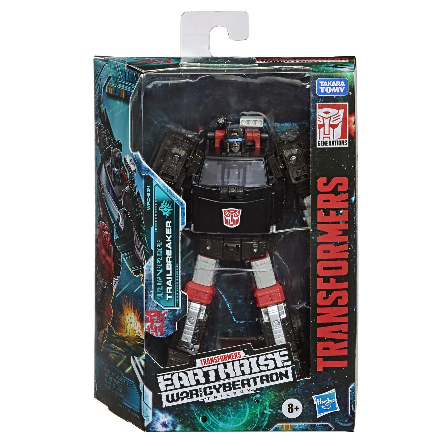 Transformers Toys Generations War for Cybertron: Earthrise Deluxe WFC-E34 Trailbreaker Action Figure - Kids Ages 8 and Up, 5.5-inch