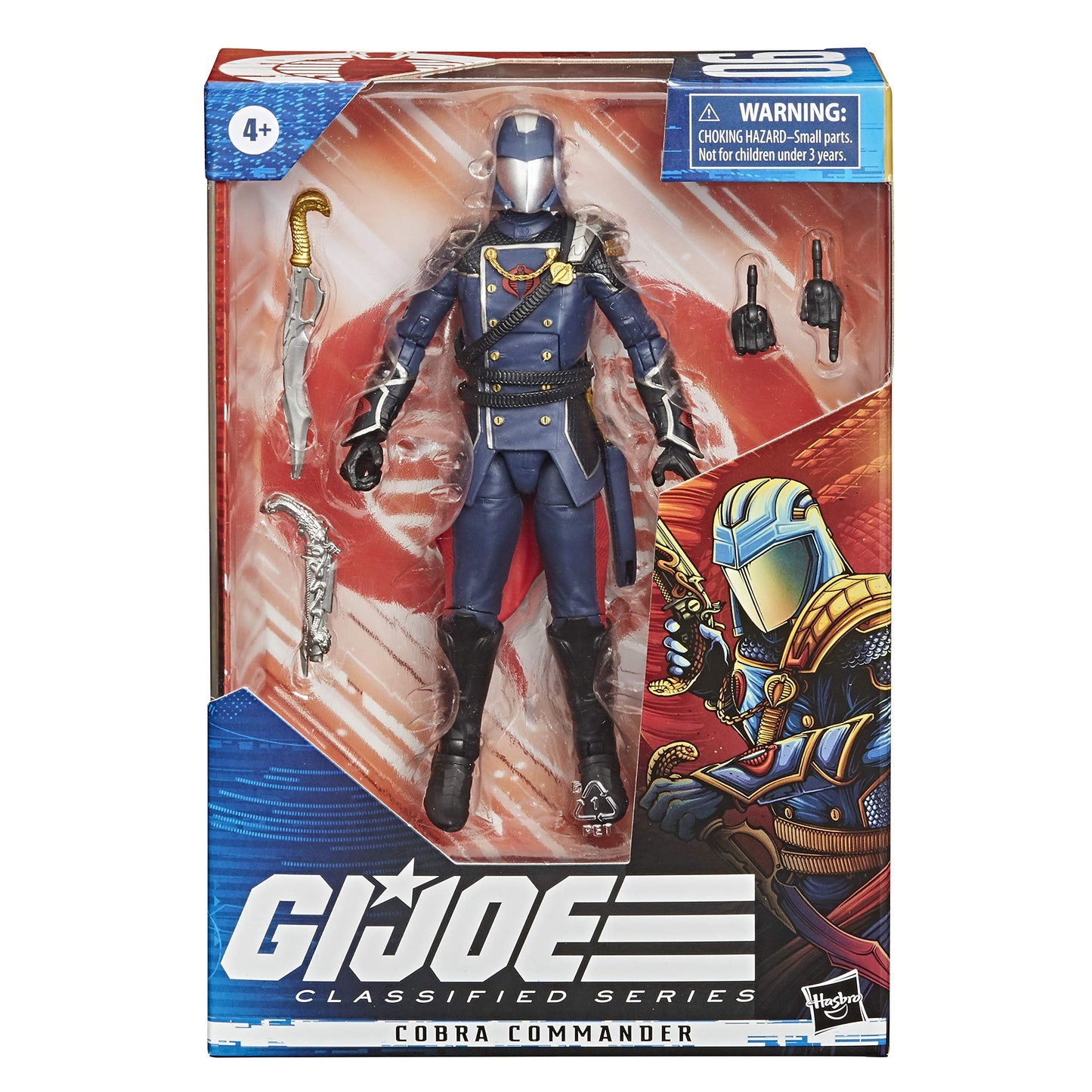 G.I. Joe Classified Series Cobra Commander Action Figure 06 Collectible Premium Toy, Multiple Accessories, 6-Inch Scale, Custom Package Art