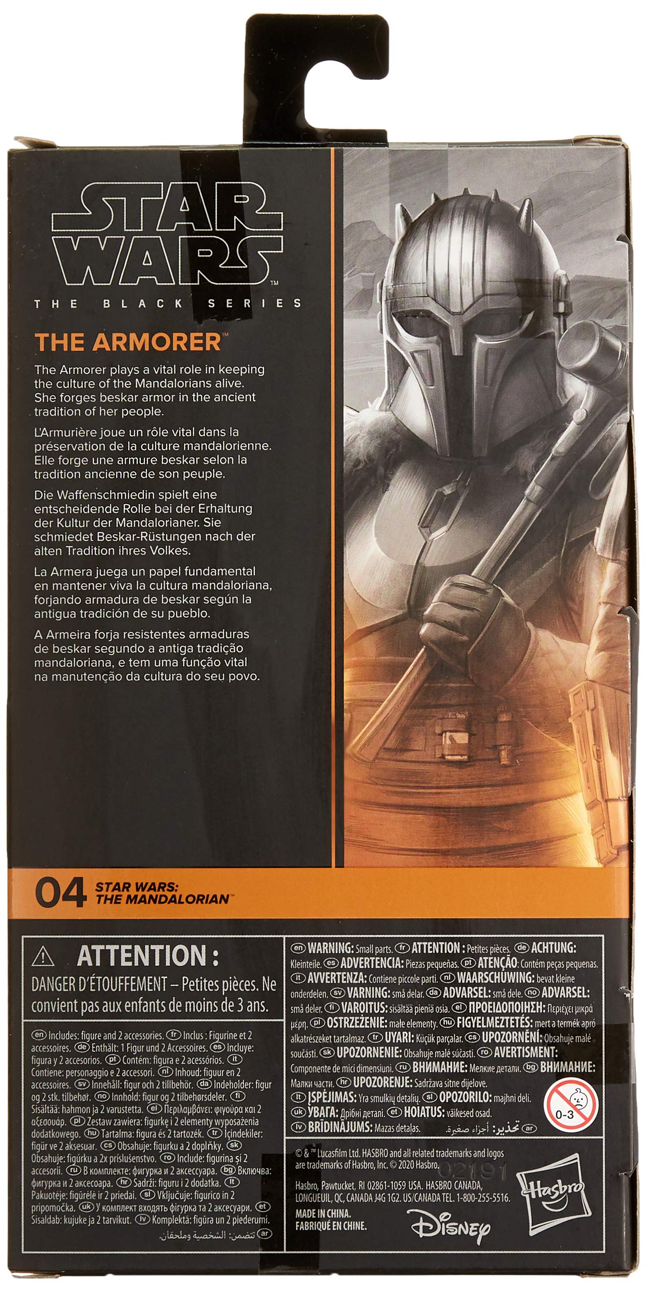 Star Wars The Black Series The Armorer Toy 6-Inch Scale The Mandalorian Collectible Action Figure, Toys for Kids Ages 4 and Up