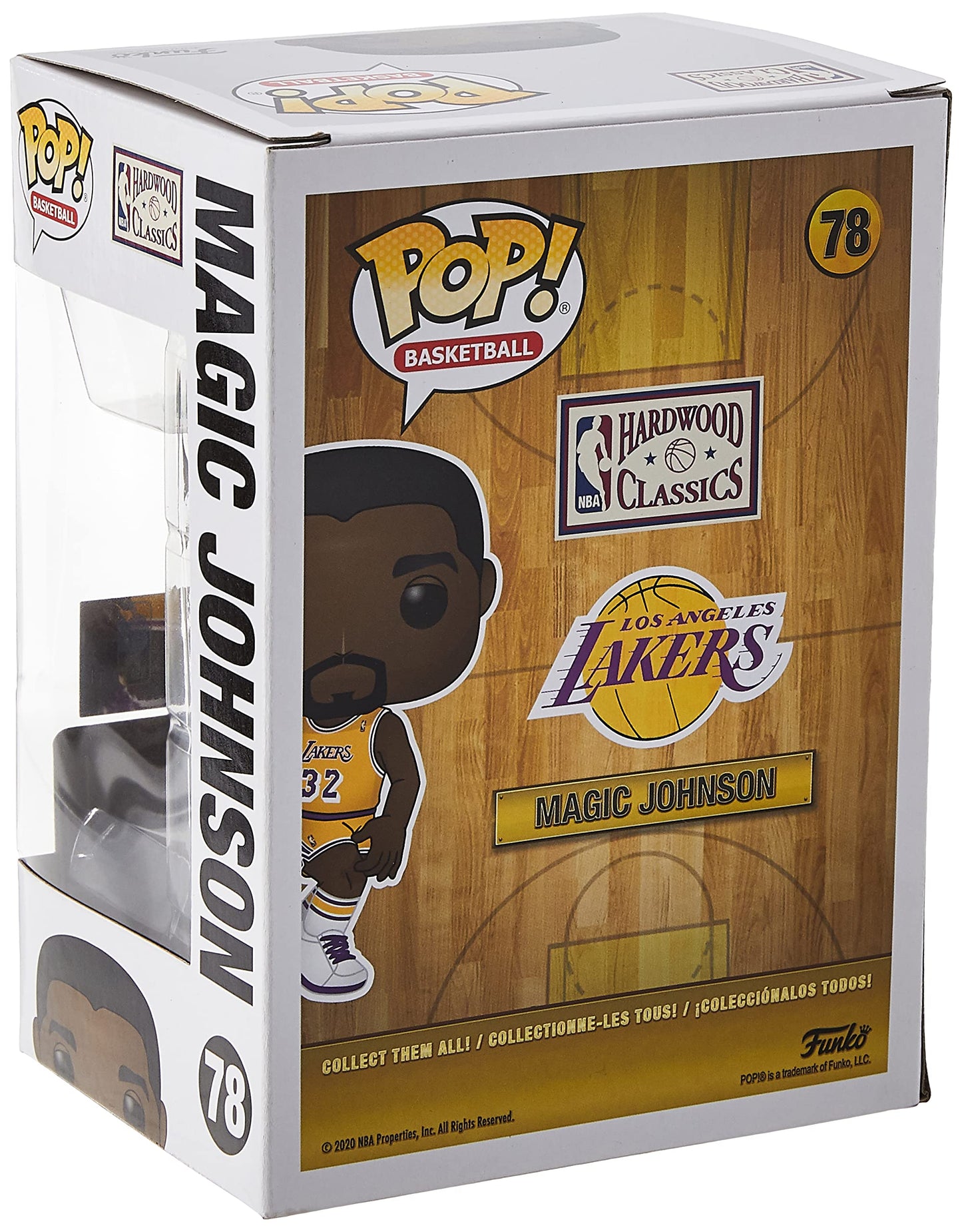 Funko Pop! Basketball NBA Legends: Magic Johnson (Lakers Home) Pop Figure