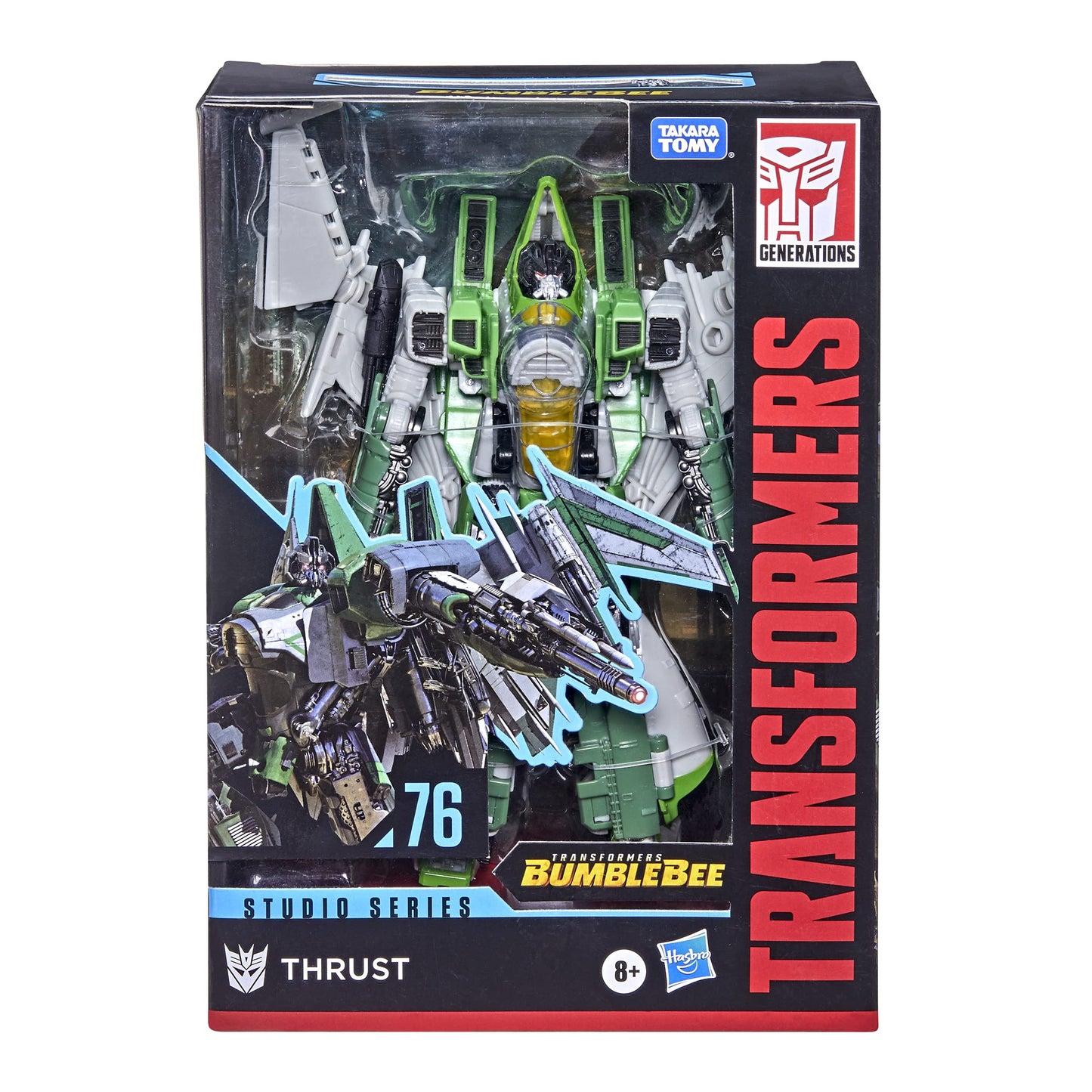 Hasbro Transformers Toys Studio Series 76 Voyager Class Transformers: Bumblebee Thrust Action Figure - Ages 8 and Up, 6.5-inch, F0791