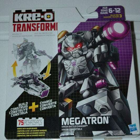 Transformers New Hasbro KRE-O Megatron Battle Changer Set 75 PCS