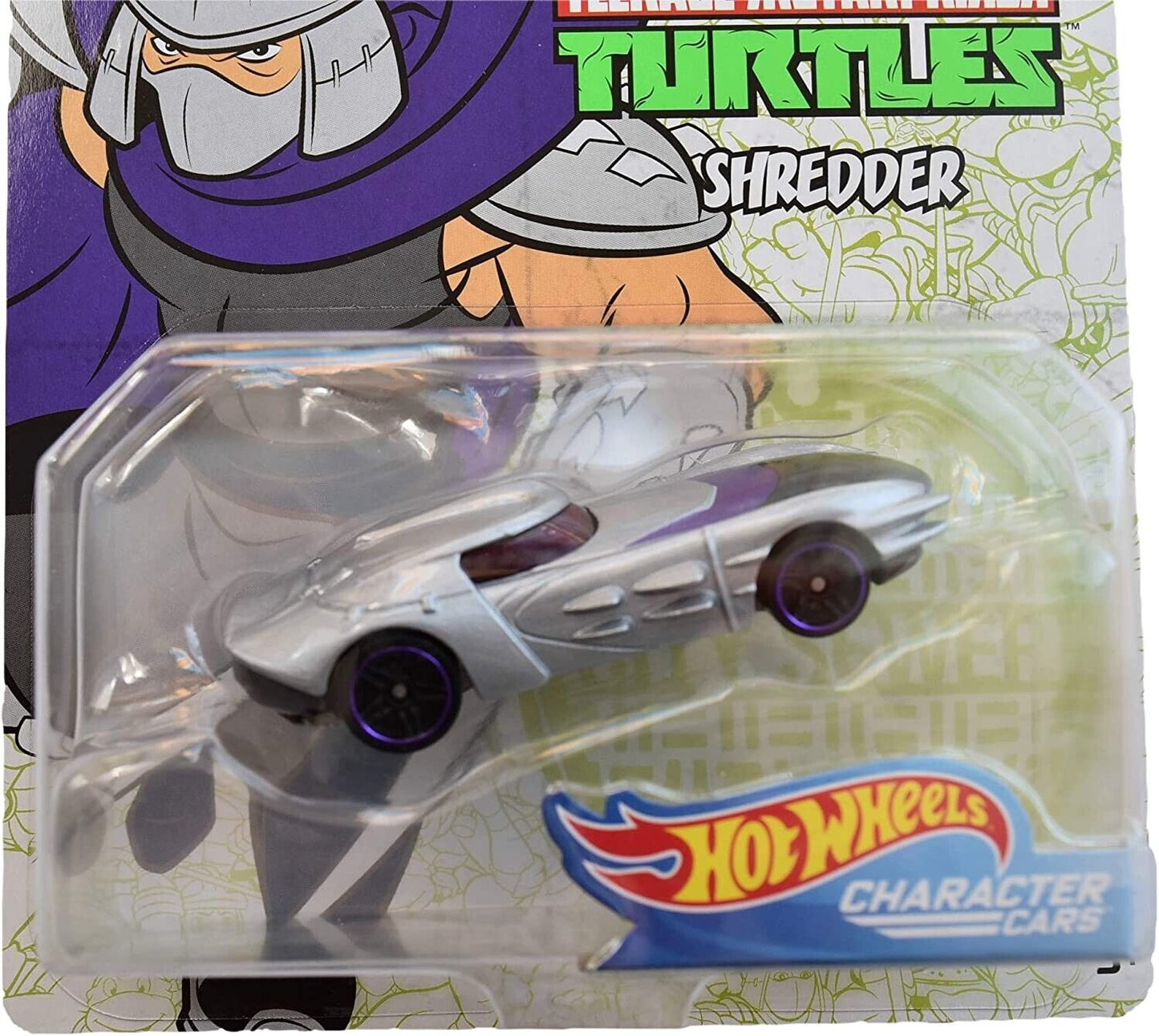 Hot Wheels Character Cars Shredder Teenage Mutant Ninja Turtles 5/5