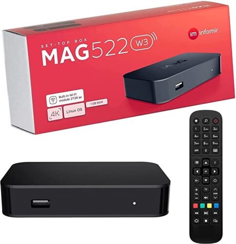 2022 Latest Genuine Mag 522 W3 v2 4K HDR, Built-in Dual Band 2.4G/5G 2T2R ac WiFi, HDMI Cable (Much Faster Than Old Mag 420w1 and 322W1)